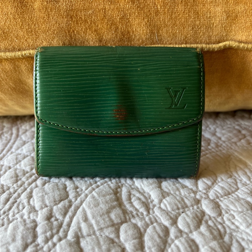 Louis Vuitton Vintage Card coin EPI leather wallet